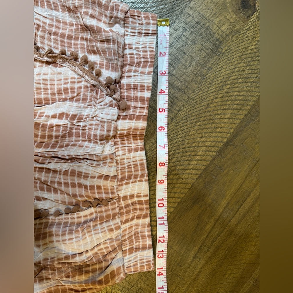 Stylish Coral Pom-Pom Trim Women's Shorts - Picture 8 of 10